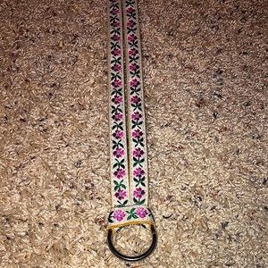 Two string floral belt
